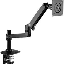 Single Monitor Stand with Lift Engine Arm Mount, Black