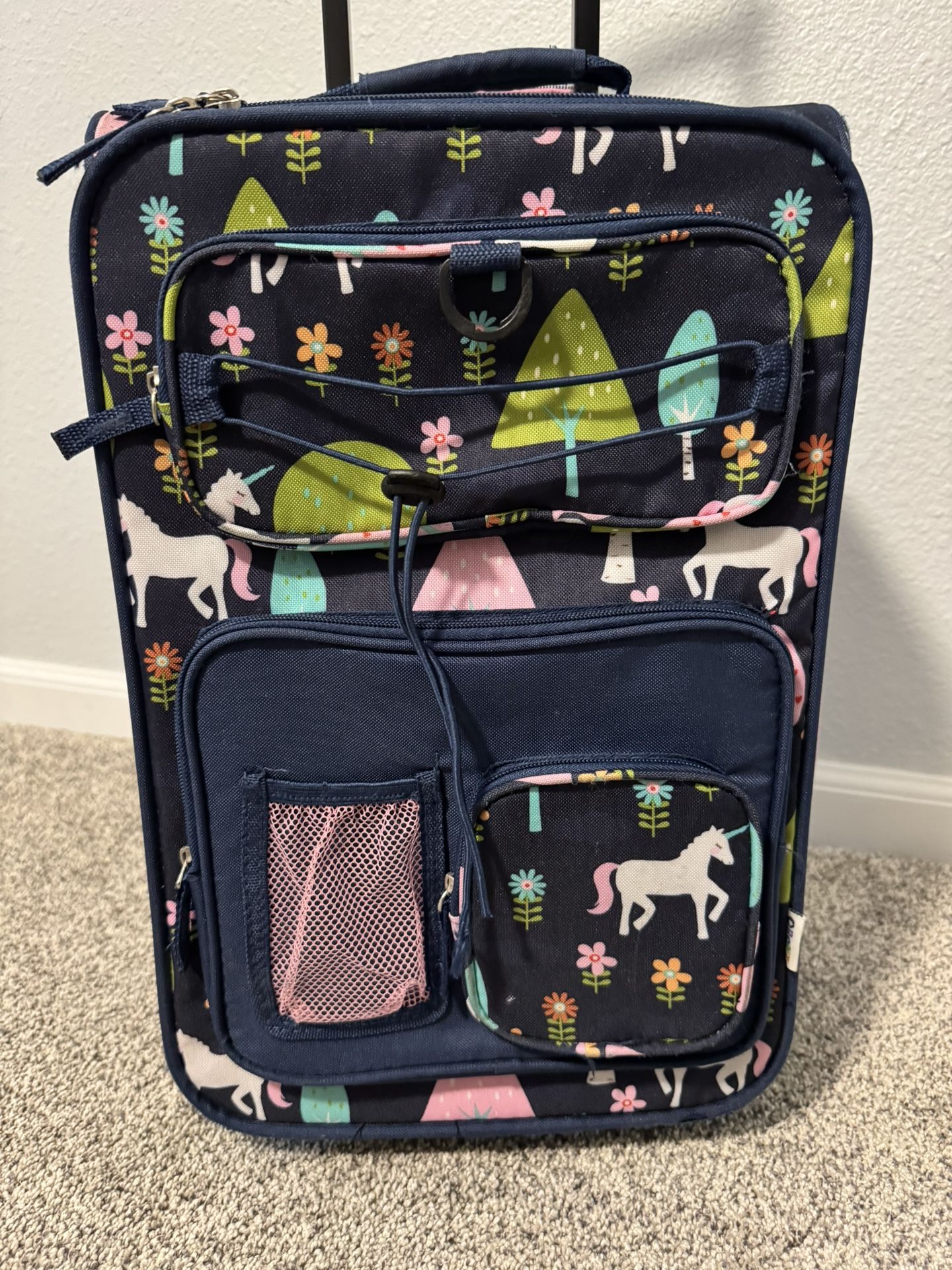 Kids roller suitcase, 18”, unicorns
