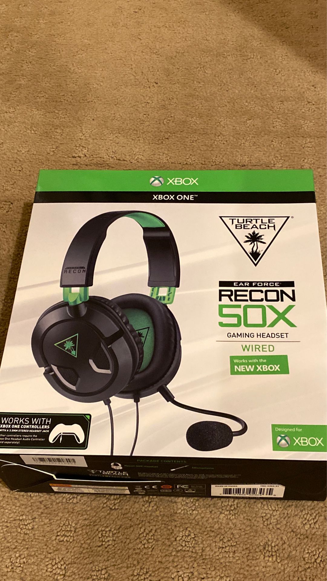 XBOX One Turtle Beach Gaming Headset (Wired)