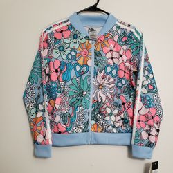 Youth Girls Adidas Floral Track Jacket 