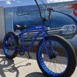 SIKK UFO 7 Speed Fat Tire Beach Cruiser Bicycles 