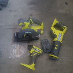 Saw Saw,circular Saw ,Drill And Manual  + Battery 
