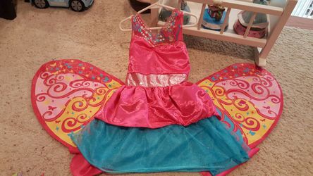 Barbie fairy princess outfit brand new