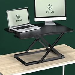 Smart Adjusting Standing Desk Adjustable Height By Zinus Model: Tina