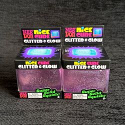 NEEDOH NICE CUBE GLITTER & GLOW PURPLE