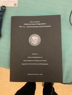 CDCR Title 15