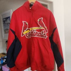 Cardinals Play 3 N 1 Majestic Full ZIP Up Jacket