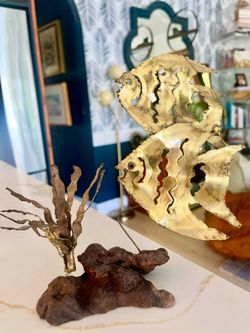 MCM Brutalist Fish Sculpture