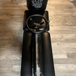 EXERCISE SPLIT MACHINE WITH DUMBELLS