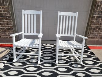 2 patio rocking chairs.  Read description below