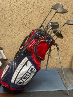 King Cobra golf club for man right hand with putter and Ogio kick stand golf bag all included
