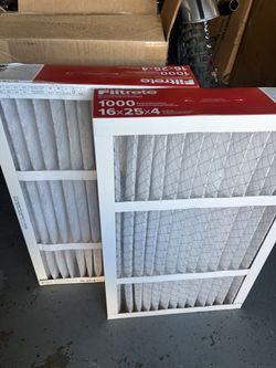 Filters, New 16x25x4”,  (2). Save $