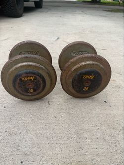 35lbs dumbbells 💪