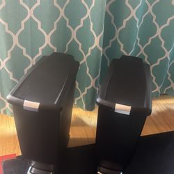 2 Kitchen Garbage  Cans SUPERHUMAN