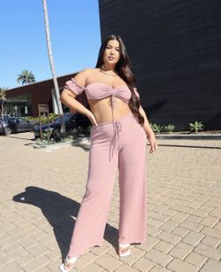 2-Piece Blush Pink Set
