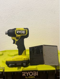 Ryobi one plus (Drill bits, and  Battery Only)