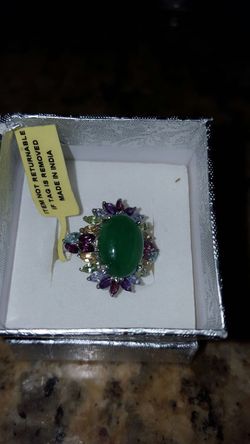 Gorgeous, luxury ring all natural stones