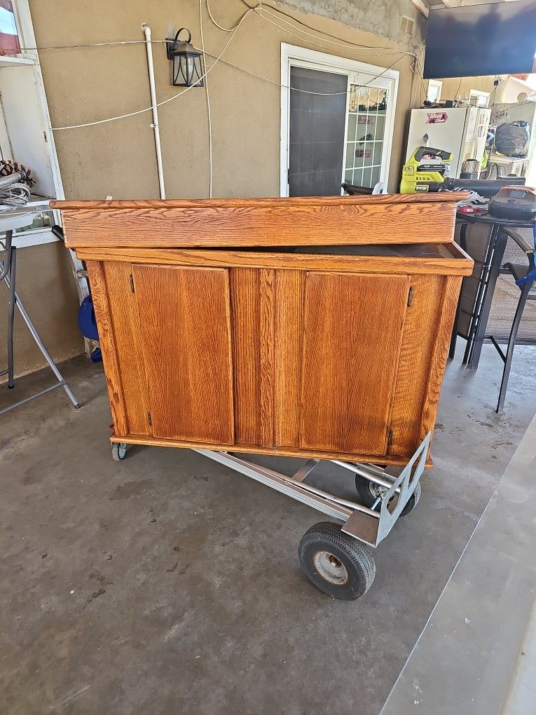 Stand And Canopy For A Fish Tank Aquarium
