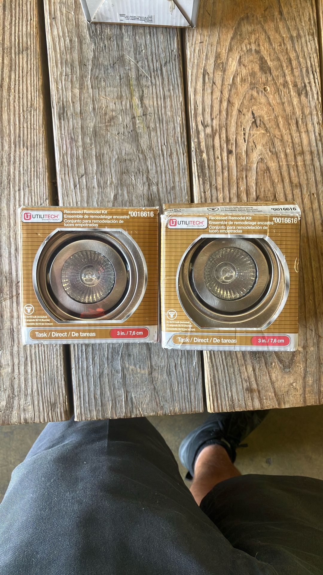 2 UtilitiTech 3” Recessed Light Kits