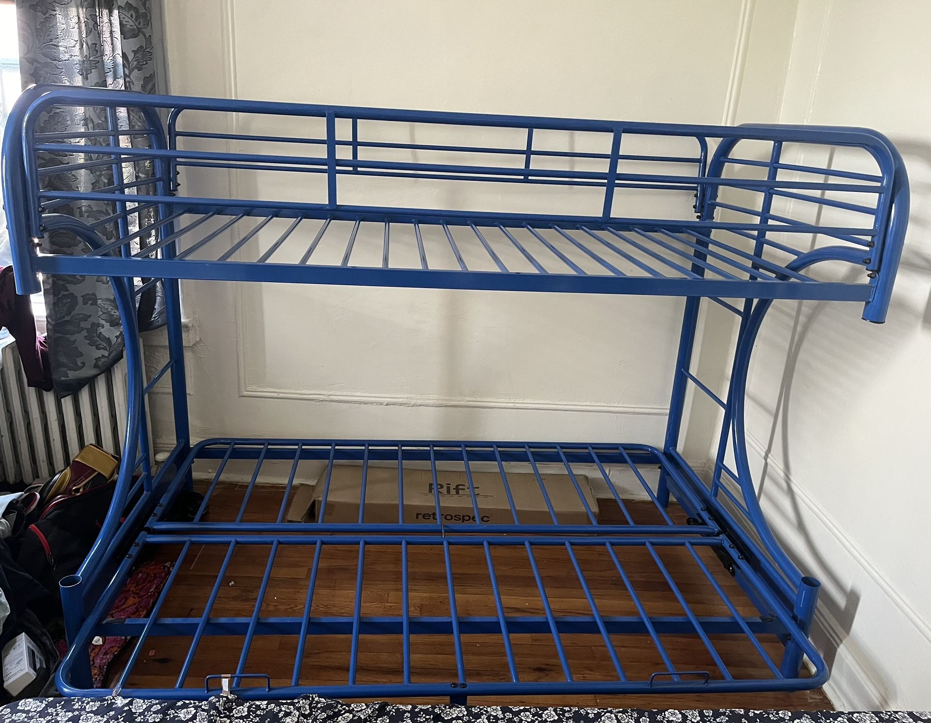 Portable Bunk Bed With Sofa Underneath