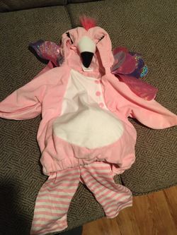 Flamingo costume- 0-6 months