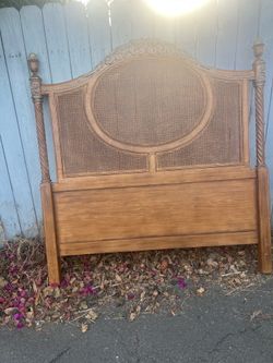 Vintage queen size headboard
