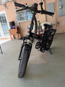Heybike - Mars 2.0 Foldable E-bike w/ 45mi Max Operating Range & 28 mph Max Speed-UL Certified - Black