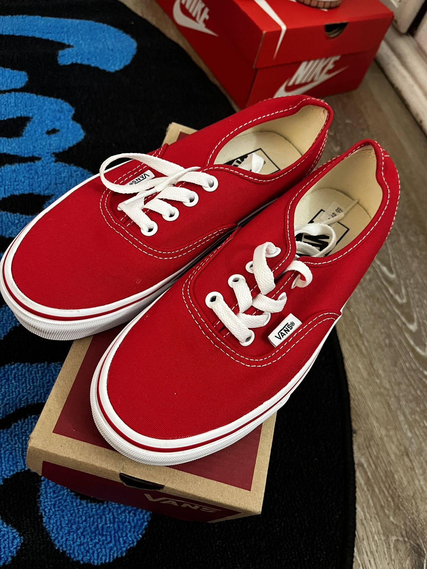 Red Vans 