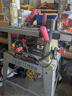 Craftsman's table saw $80 OBO