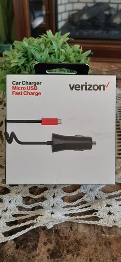 Verizon USB-C Car Charger with 30W PD Fast Charger For iPhone 15 Galaxy Pixel.