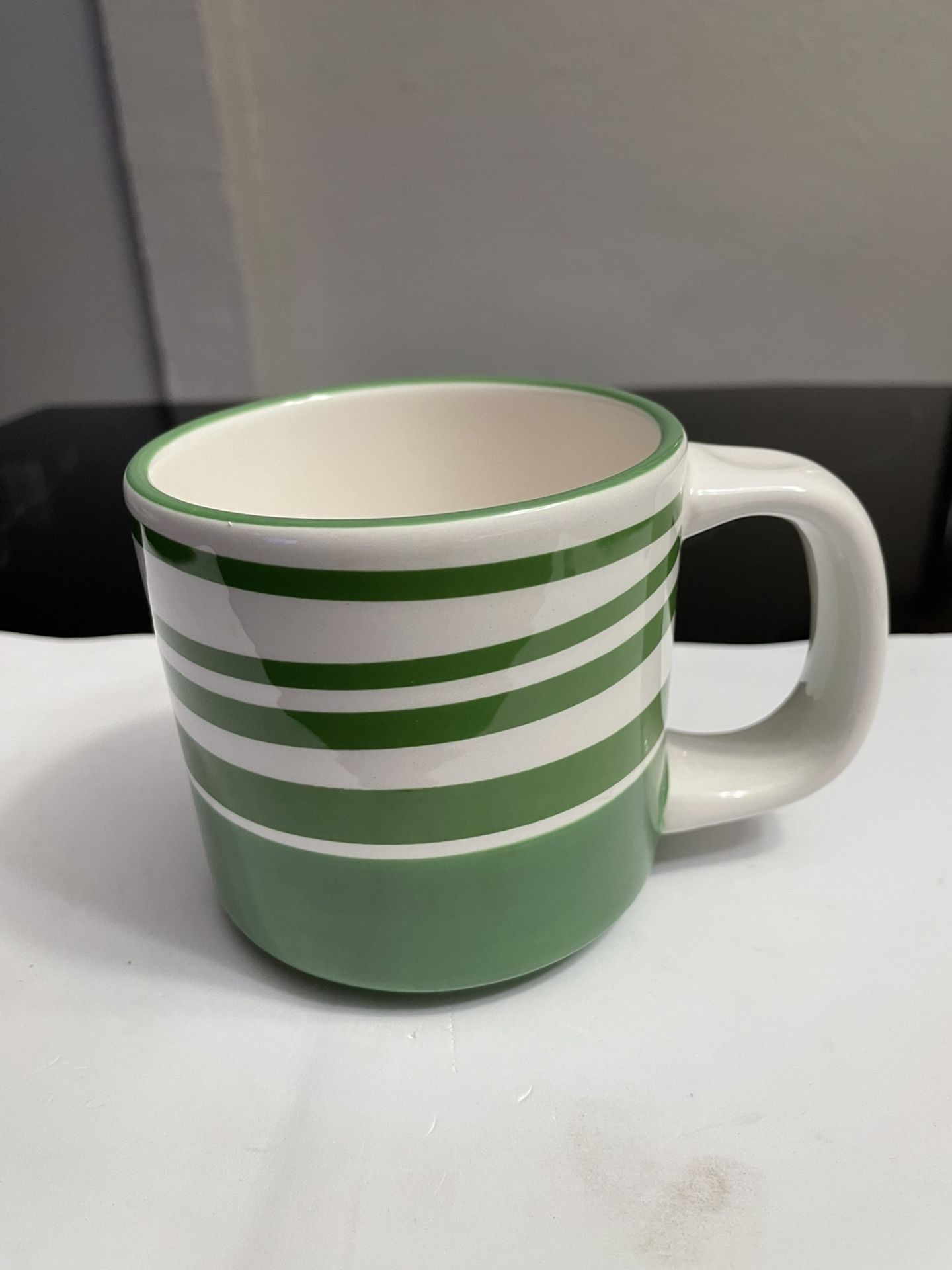 Starbucks green white mug