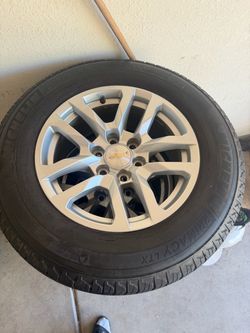 265/65R18 Tires with Chevrolet Wheels