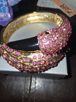 Gold Plated bracelet Flamingo