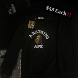Brand New Bape Crew Neck