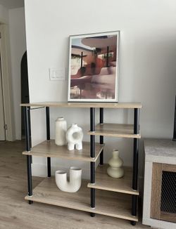 Multi Tier Open Shelf Coffee Table