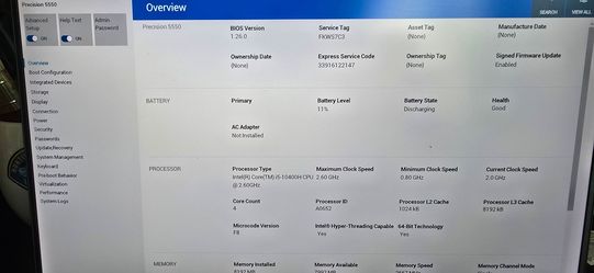 Dell Precision 5550