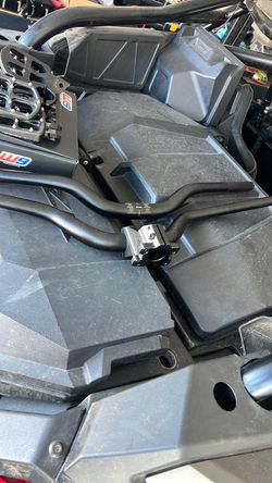 Parts E Ride Pro handlebars and pegs