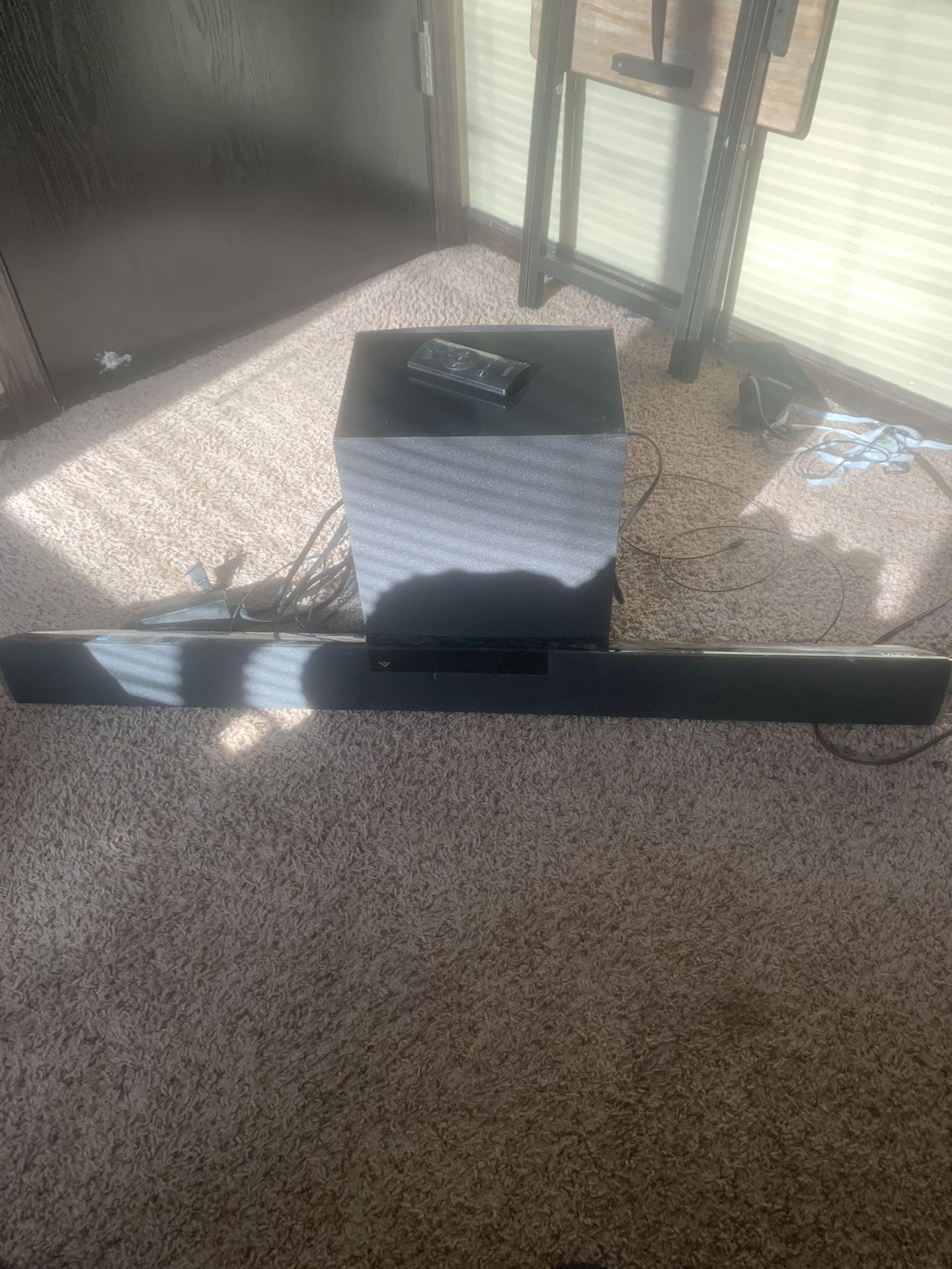 Vizio Sound Bar And Subwoofer