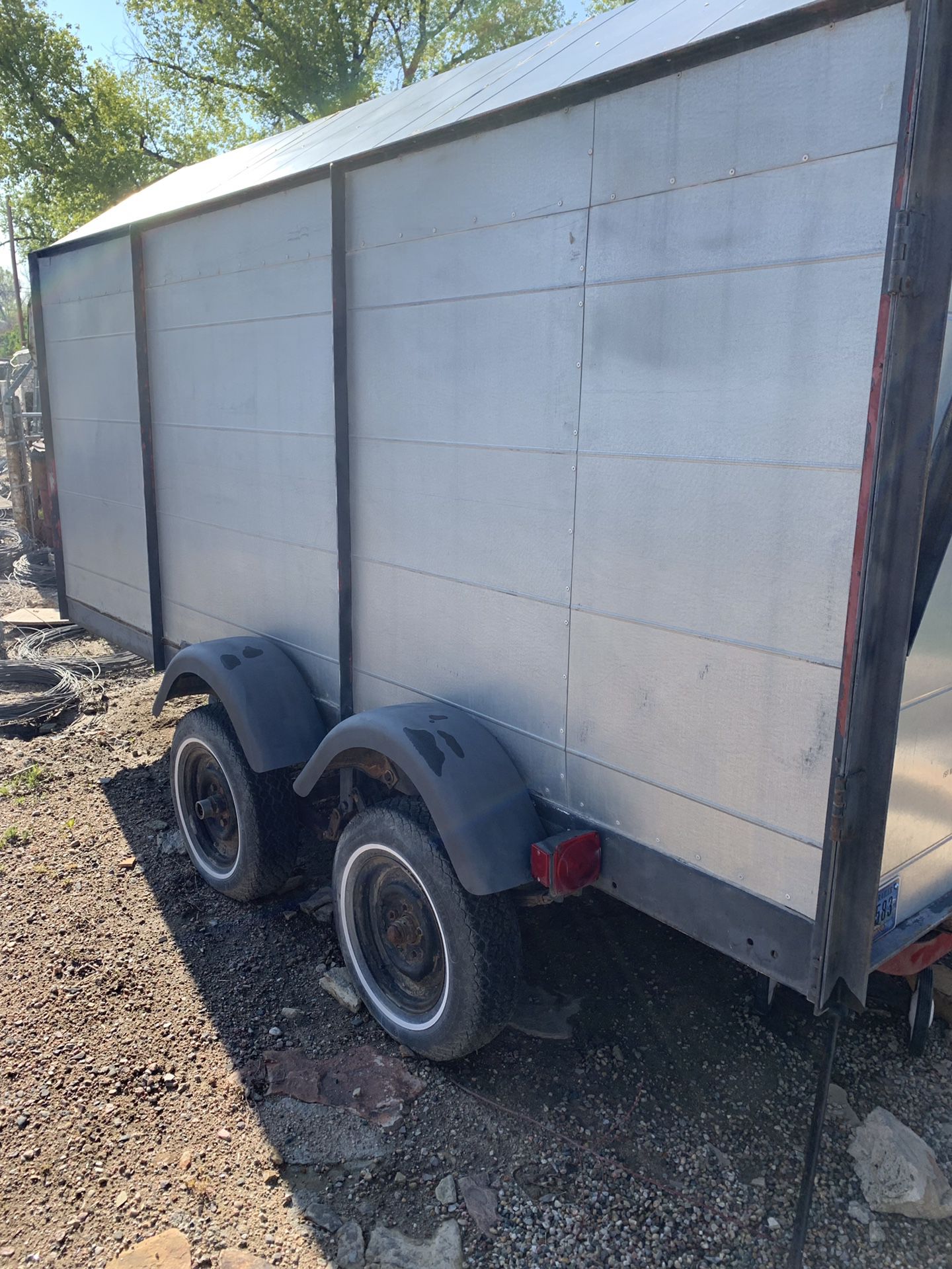 Photo 12ft x 5ft double tandem axle utility trailer. $1500