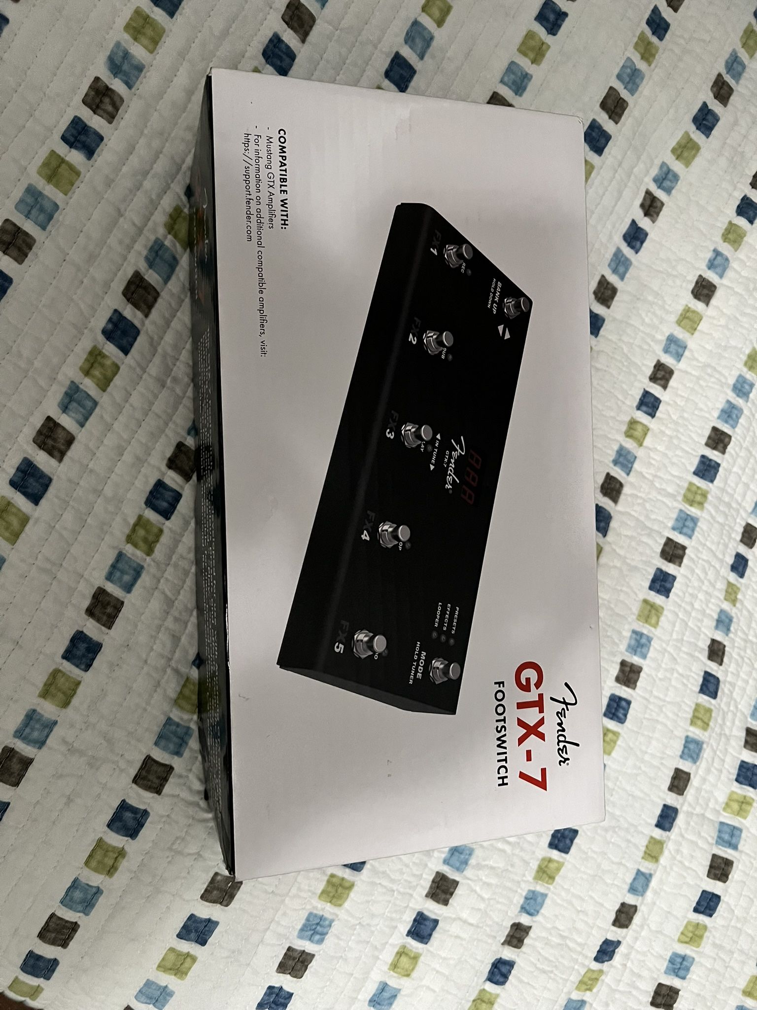 Fender GTX-7 Footswitch 極美品】Fender GTX-7 GTX50 GTX100 amp