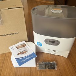 HoneyGuaridan 6L Automatic Cat Feeder for 2 Cats, 2.4G WiFi Enabled Smart Feed Automatic Pet Feeder for Cats & Dogs