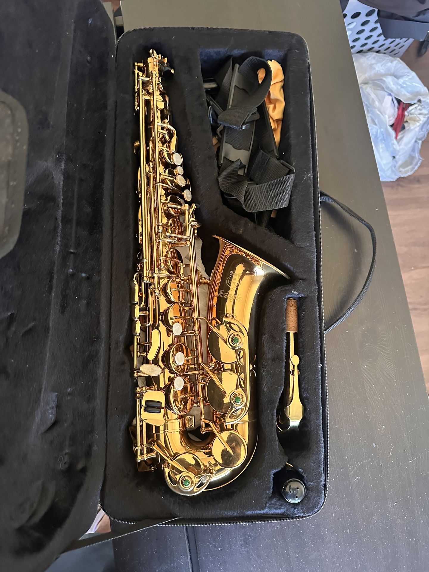 Saxophone And Case