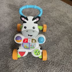 Fisher-Price Learn with Me Zebra Musical Activity Walker Girl Boy Toy 