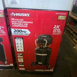 Husky 1.7 HP, 200 PSI, 30 Gal., 5.1 SCFM 90 PSI, Single-Stage, Oil Free Air Compressor