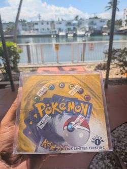 1999 Pokemon Base Set 1st Edition Booster Box - Shadowless & Factory Sealed! OPEN FOR TRADES