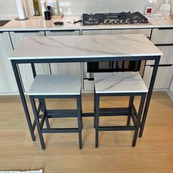 Dining Set W/ Bar Table & Barstools