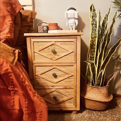 Two Matching Nightstands / End Tables 