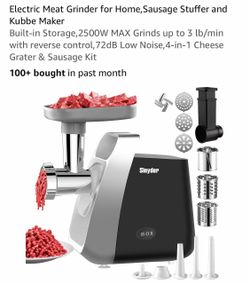 Sinyder Electric Meat Grinder with Attachments