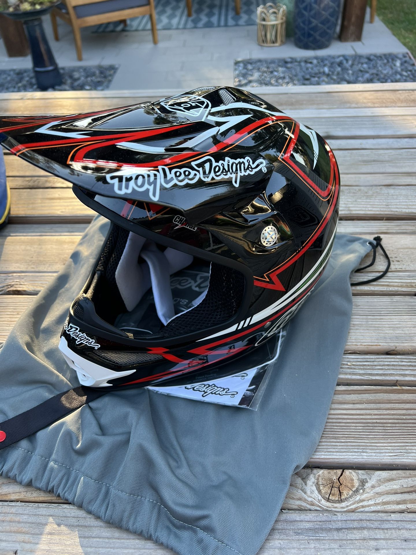 Troy Lee Designs Moto Helmet - Used Once, Like New