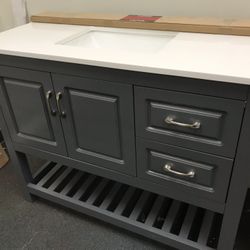42 Inch Vanity Gray